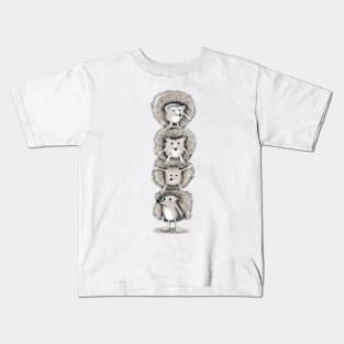 Hedgehog Totem Kids T-Shirt